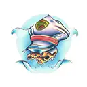 dock tattoo design idea