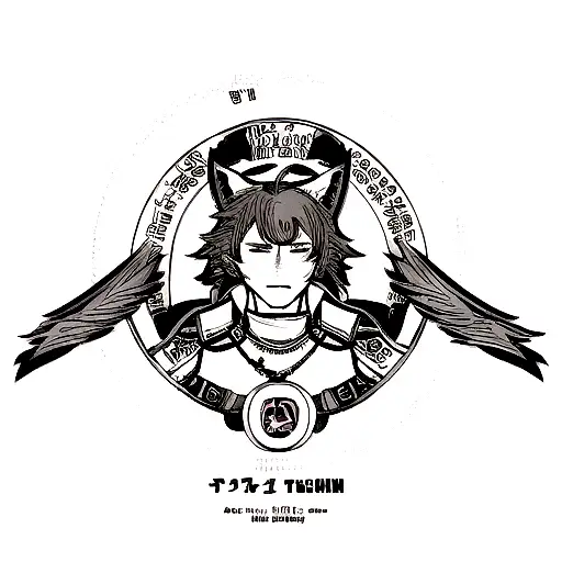 cover up tattoo for text "character is destiny  tattoo design idea