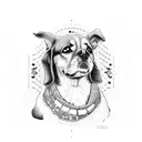 dogs playing poker  tattoo design idea