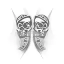 Remember dead siblings tattoo design idea