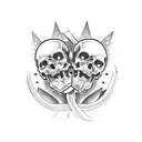 Remember dead siblings tattoo design idea