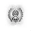 Remember dead siblings tattoo design idea