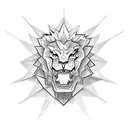 memento mori winged lion looking for pray tattoo design idea