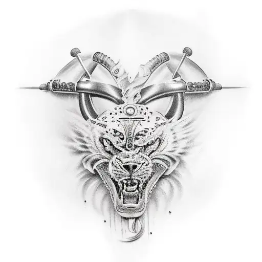 gladiator  tattoo design idea