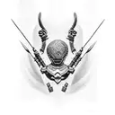 gladiator  tattoo design idea