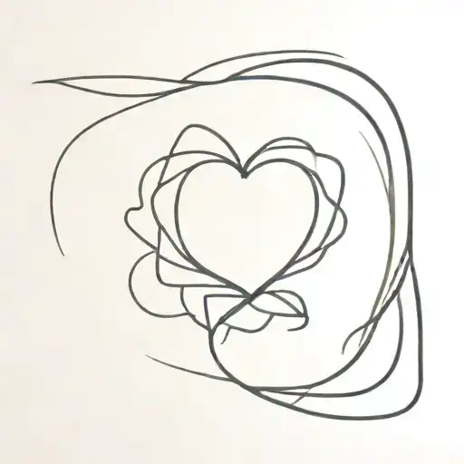 self love and healing tattoo design idea