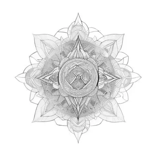metatron  tattoo design idea