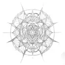 metatron  tattoo design idea