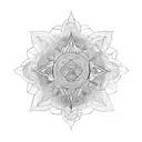 metatron  tattoo design idea