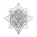 metatron  tattoo design idea