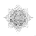 metatron  tattoo design idea