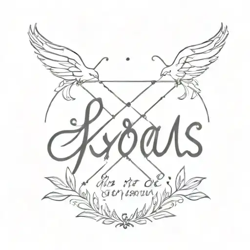 Exodus 17:12 tattoo design idea