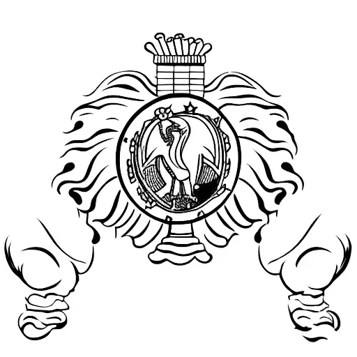 Roman Empire with Giulio Cesare tattoo design idea