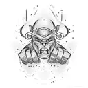 wrestler tattoo design idea