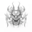 wrestler tattoo design idea