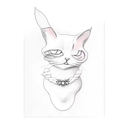 I need this cats nose and all its details in a cool tattoo design  tattoo design idea