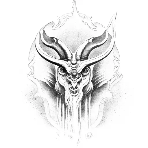 baphomet tattoo design idea