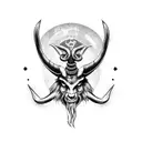 baphomet tattoo design idea