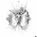 icarus tattoo design idea