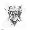 elvis tattoo design idea