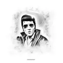 elvis presley  tattoo design idea