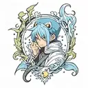 that time i got reincarnated as a slime rimuru tempest tattoo design idea