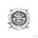 evangelion cross explosion tattoo design idea