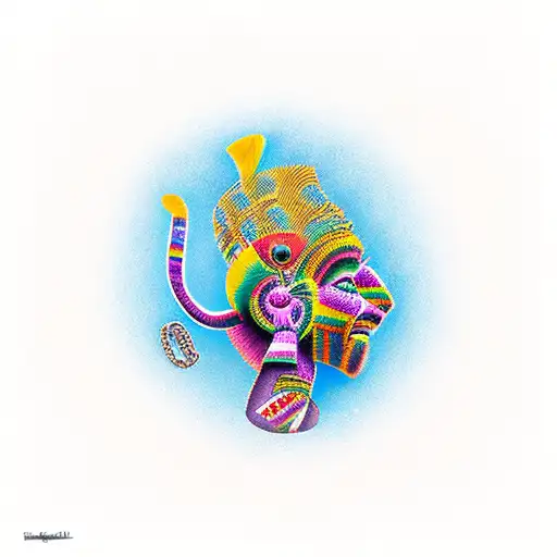 kokopelli tattoo design idea