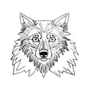 fearless wolf tattoo design idea