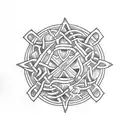 Celtic Knot tattoo design idea