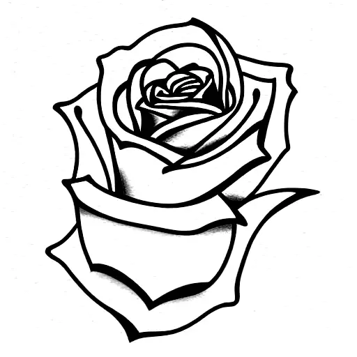 roses and accordion tattoo design idea