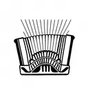 Accordion tattoo design idea