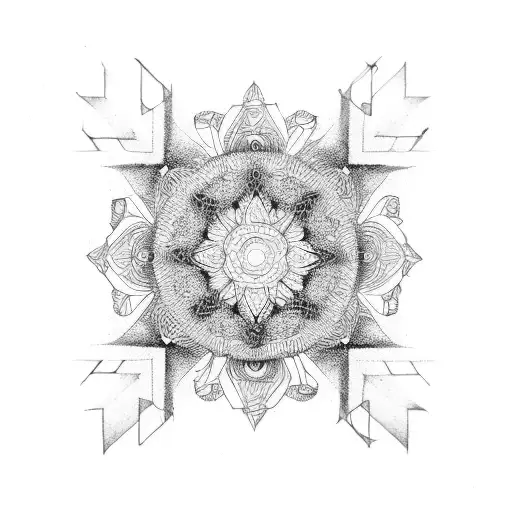 Mandala tattoo design idea