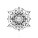 Mandala tattoo design idea