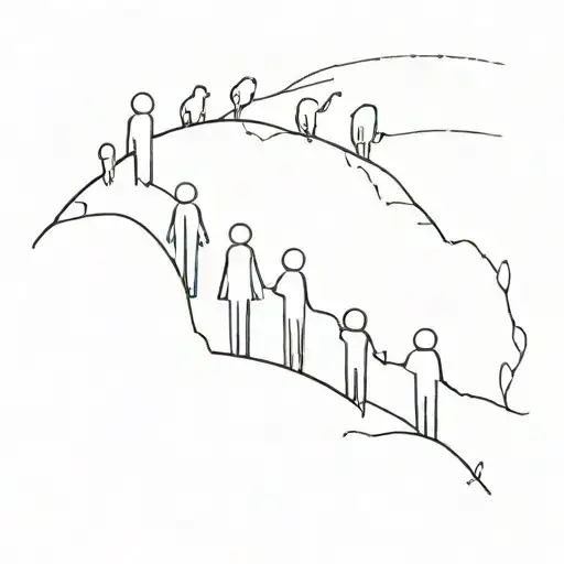 smth similar to family and history - geneaology (father, mother, brother, sister and little brother) tattoo design idea