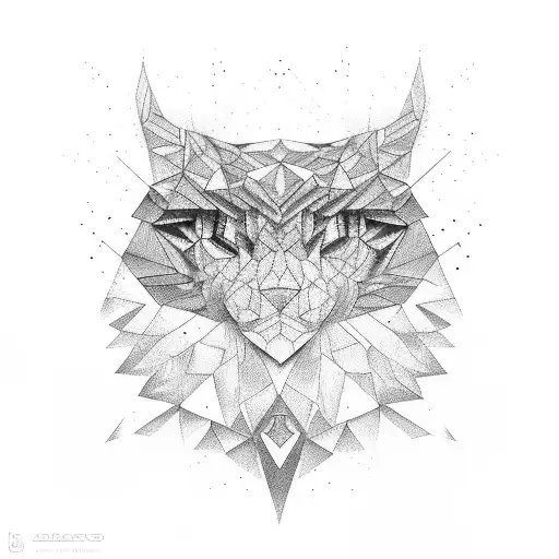 prism with colors tattoo design idea