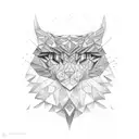 prism with colors tattoo design idea