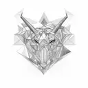 prism with colors tattoo design idea