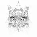 prism with colors tattoo design idea