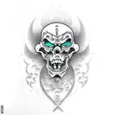 Grim Reaper tattoo design idea