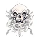 Grim Reaper tattoo design idea