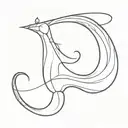 fishing hook tattoo design idea