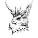 Wolpertinger tattoo design idea
