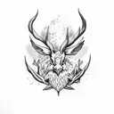 Wolpertinger tattoo design idea