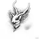 Wolpertinger tattoo design idea