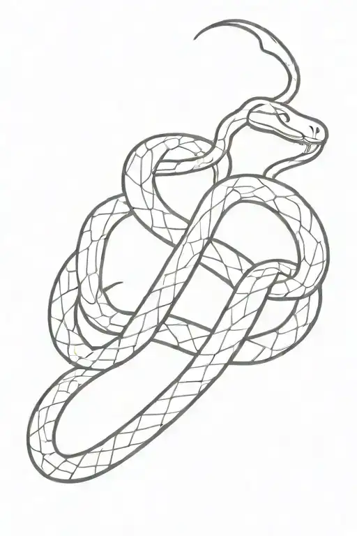 Snake wrapped around arm half sleeve tattoo design idea