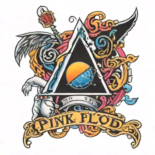 pink floyd tattoo design idea