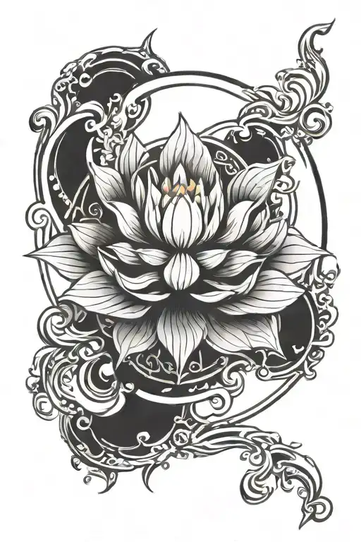 avatar: the last airbender white lotus symbole tattoo design idea
