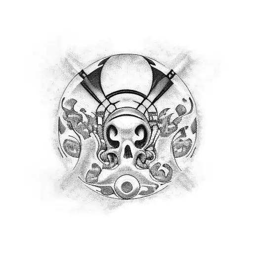 Oxycodone killing a Braun tattoo design idea