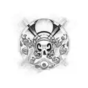 Oxycodone killing a Braun tattoo design idea